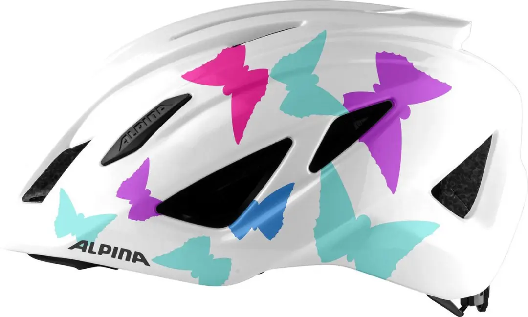 Alpina Pico Kinderhelm 50-55cm - Perlemoer Wit