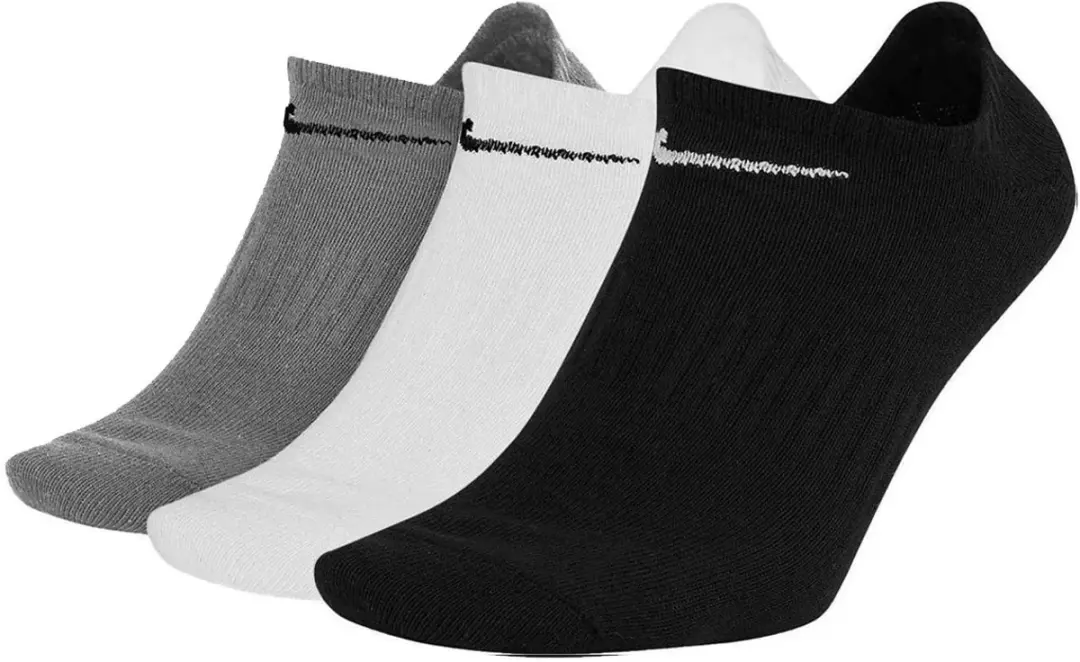 Nike Everyday Sokken SX7678 - 3 Stuks - Maat 46-50 - Zwart/Wit