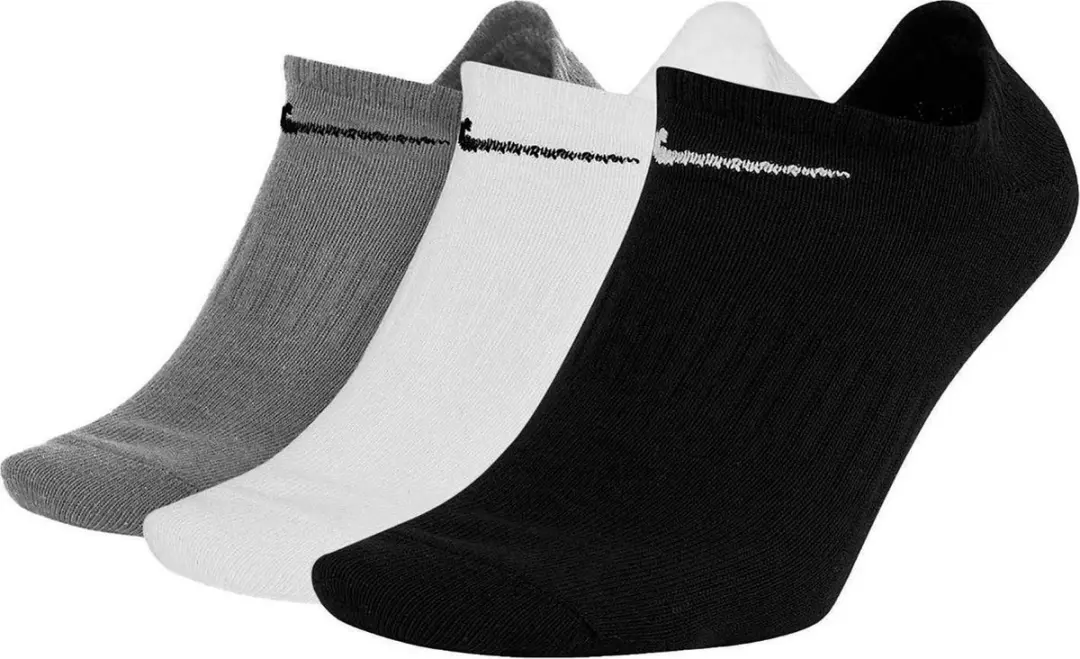 Nike Everyday Sokken SX7678 - 3 Stuks - Maat 46-50 - Zwart/Wit