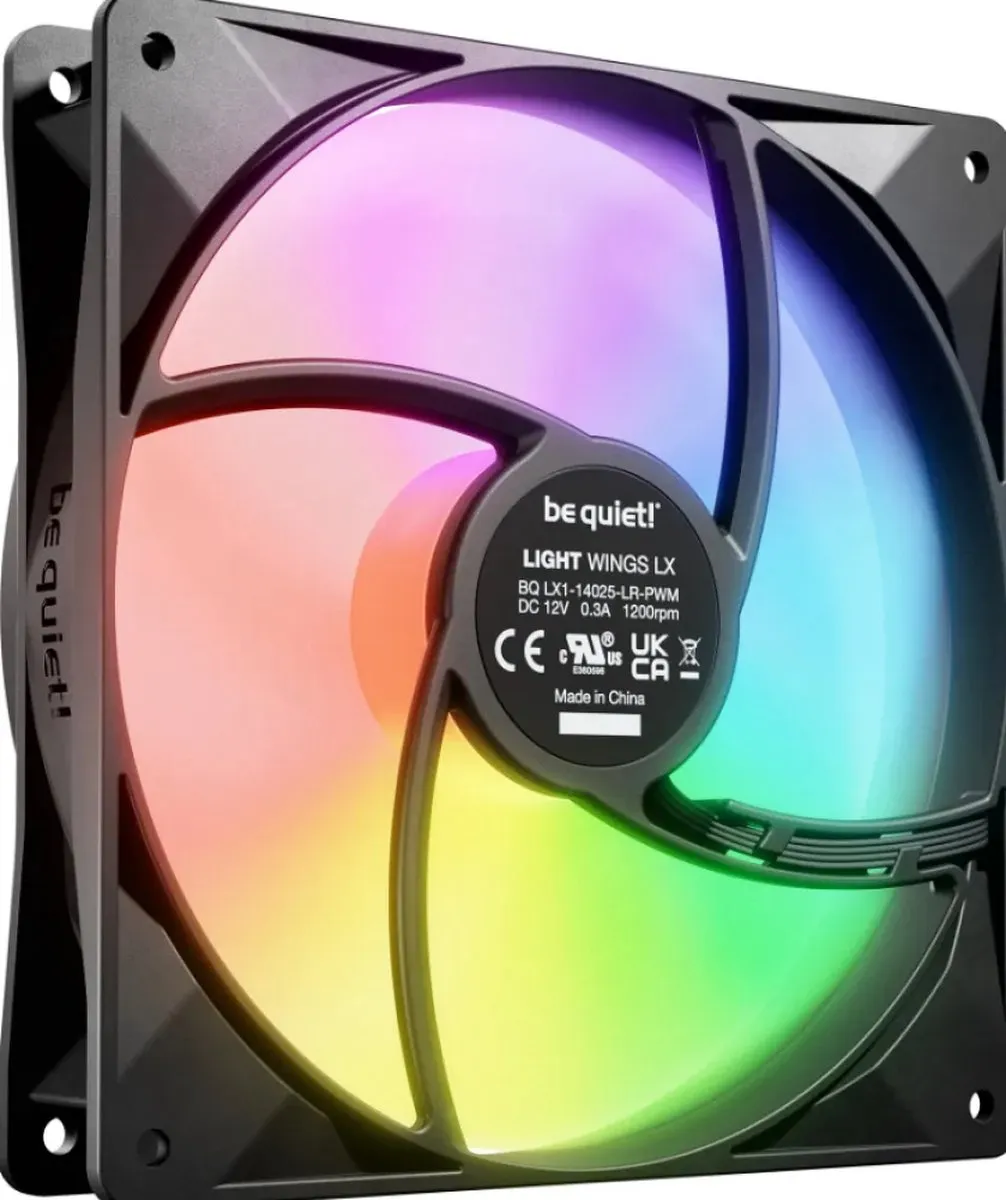 be quiet! Light Wings LX BL127 Ventilator 3-pack - 140mm - Zwart