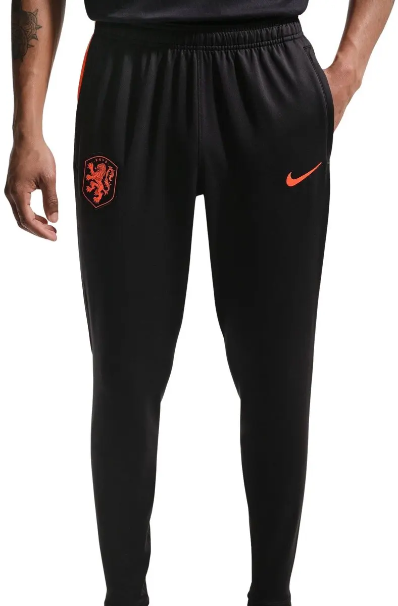 Nike Trainingsbroek IB5346-010 - Maat L - Zwart/ Oranje