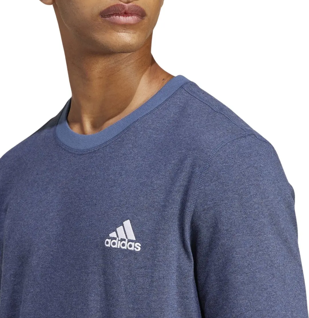 Adidas Seasonal Essential Melange Shirt - S - Blauw