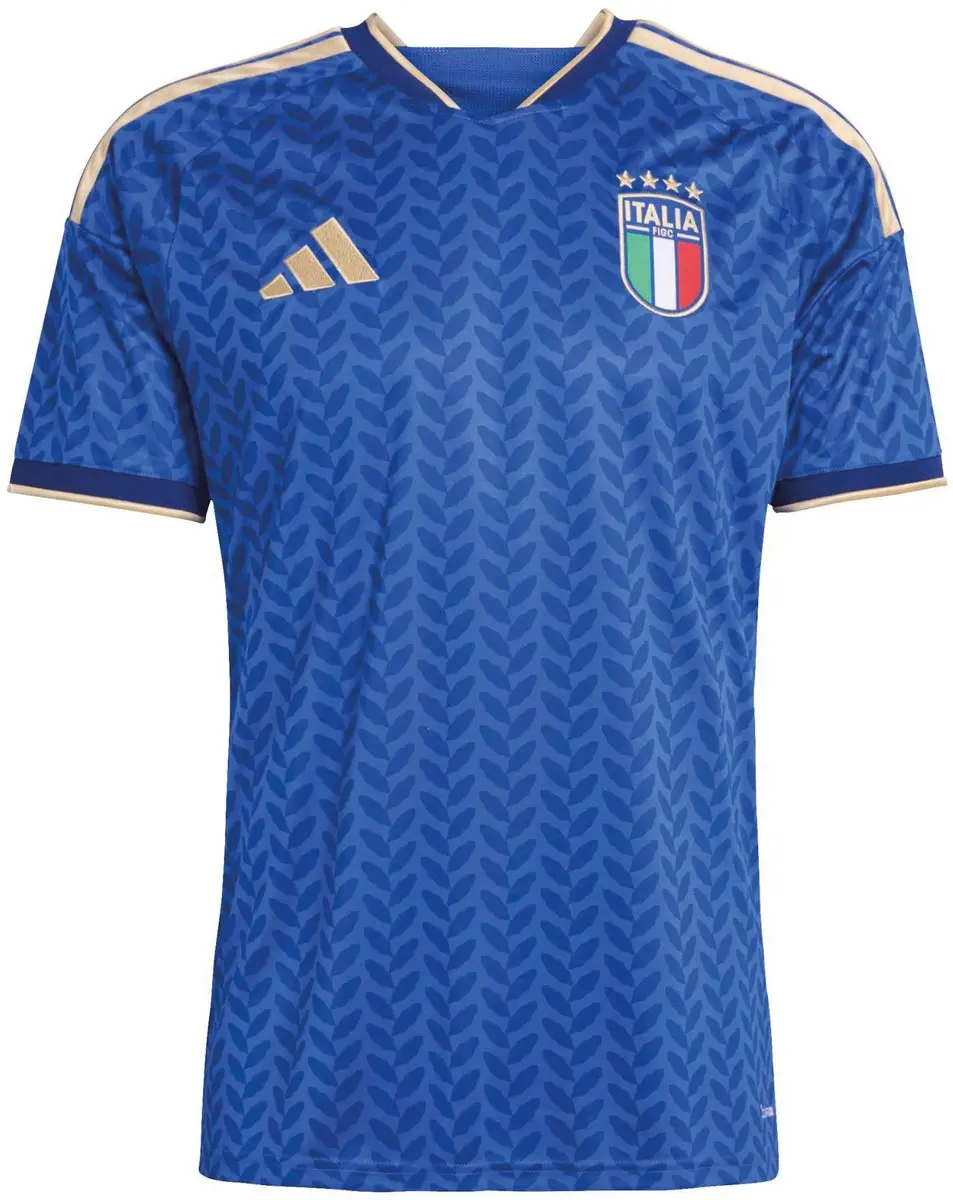 Adidas Italië Thuis Shirt Heren JL6937 - XXL - Blauw/Goud
