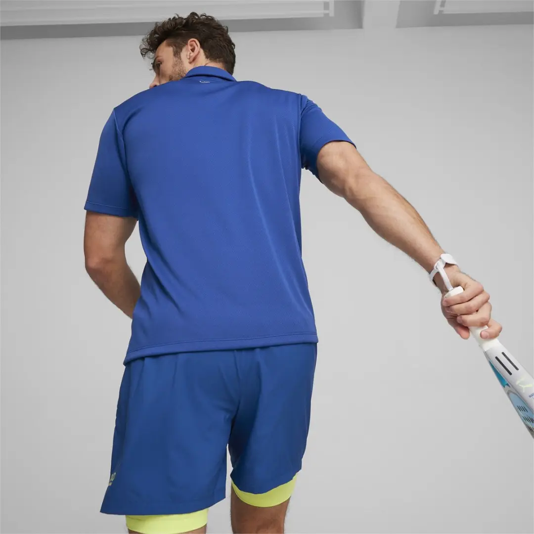 PUMA Individual Padel Polo Shirt Heren - Blauw S - afbeelding 6 van 6