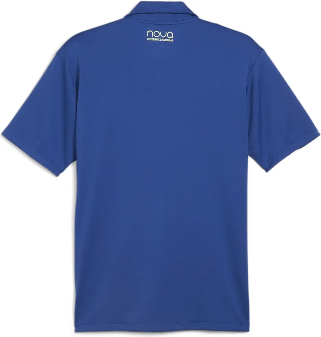 PUMA Individual Padel Polo Shirt Heren - Blauw S