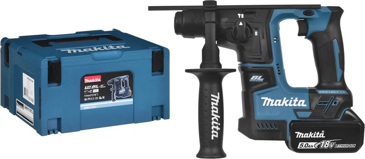 Makita DHR171RTJ Sub Compact Boorhamer 18V - 2x Accu