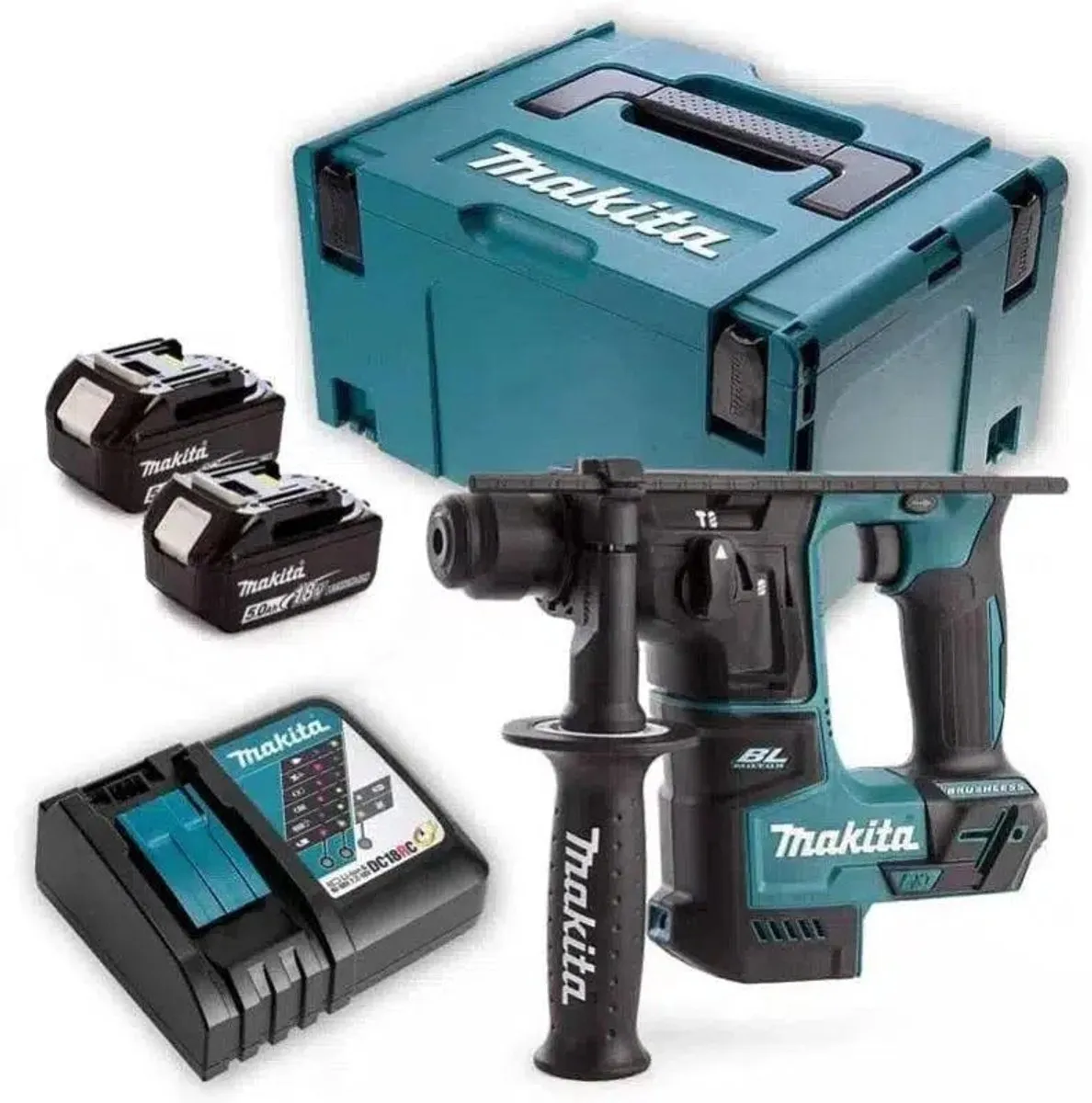 Makita DHR171RTJ Sub Compact Boorhamer 18V - 2x Accu
