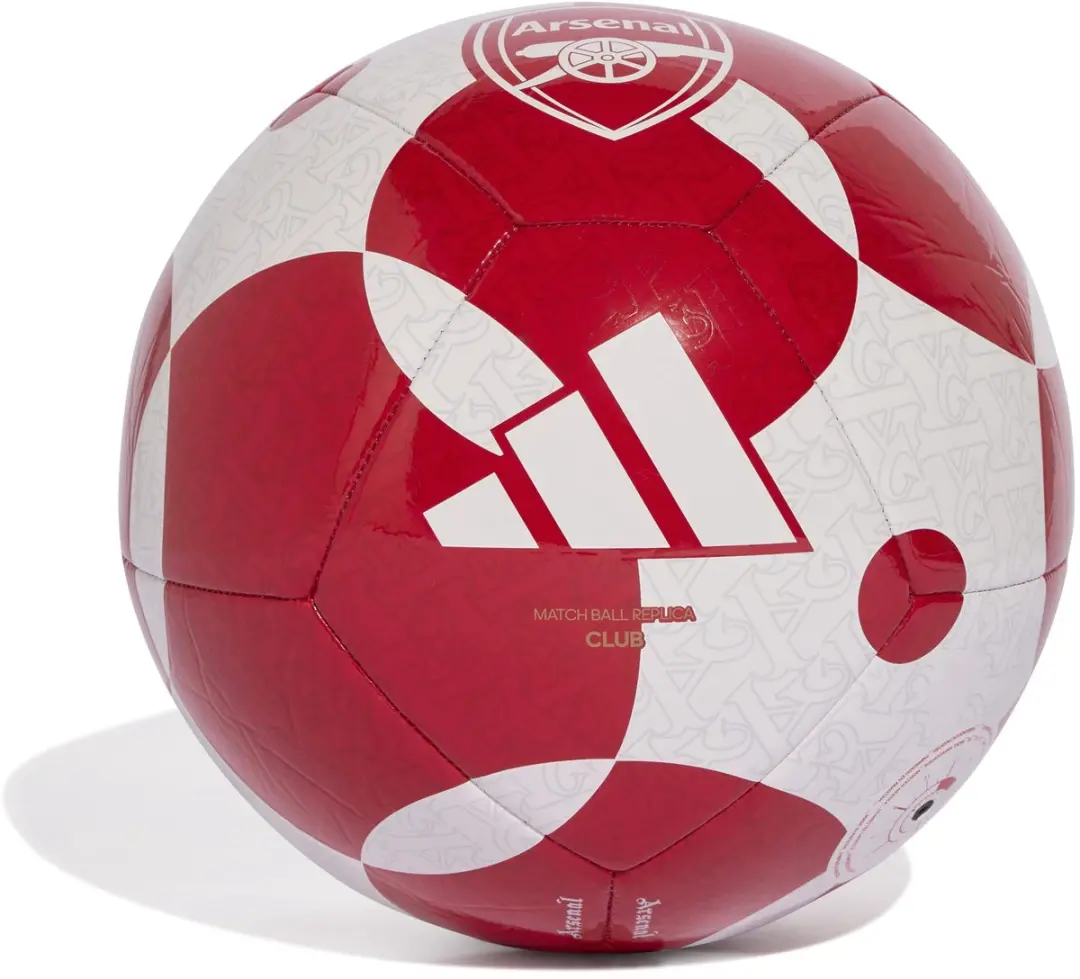 adidas Arsenal Club Home Voetbal - Maat 5 - Rood/Wit