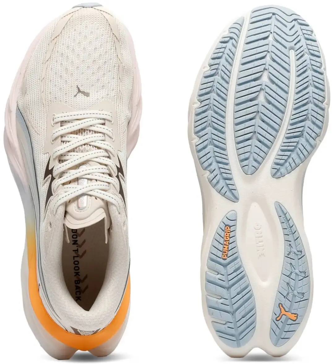 PUMA Velocity Nitro 4 RC Hardloopschoenen - 41 - Warm White/Lucite