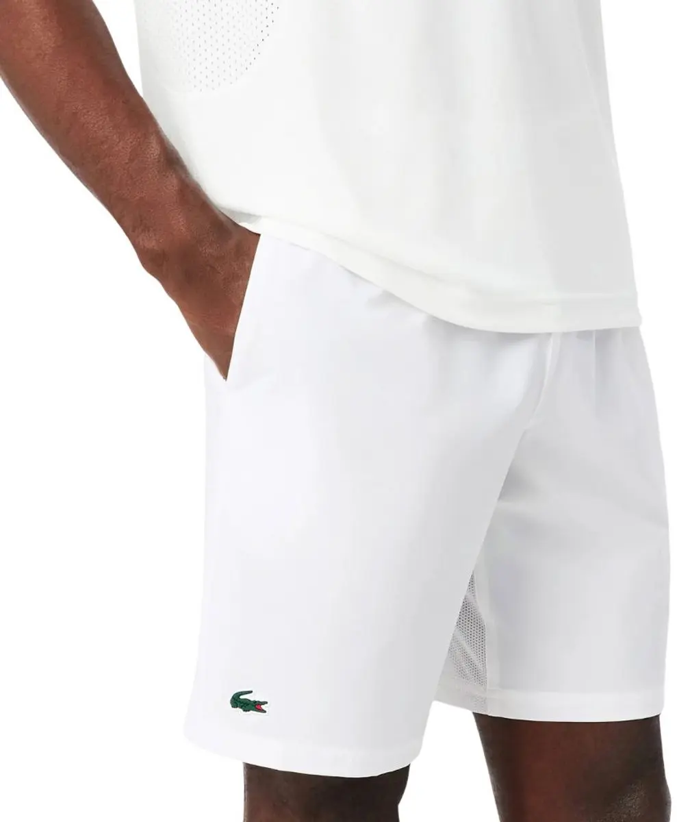 Lacoste Novak Djokovic Sport Short - XL Wit/Zwart - afbeelding 6 van 6