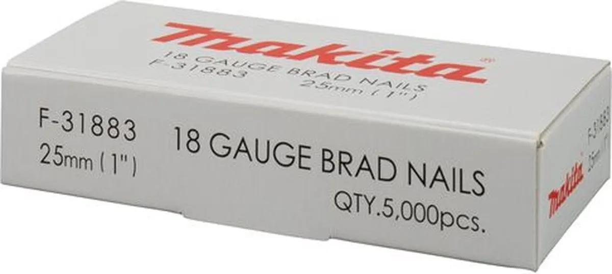 Makita F-31883 Bradnagels 25mm - 5.000 Stuks