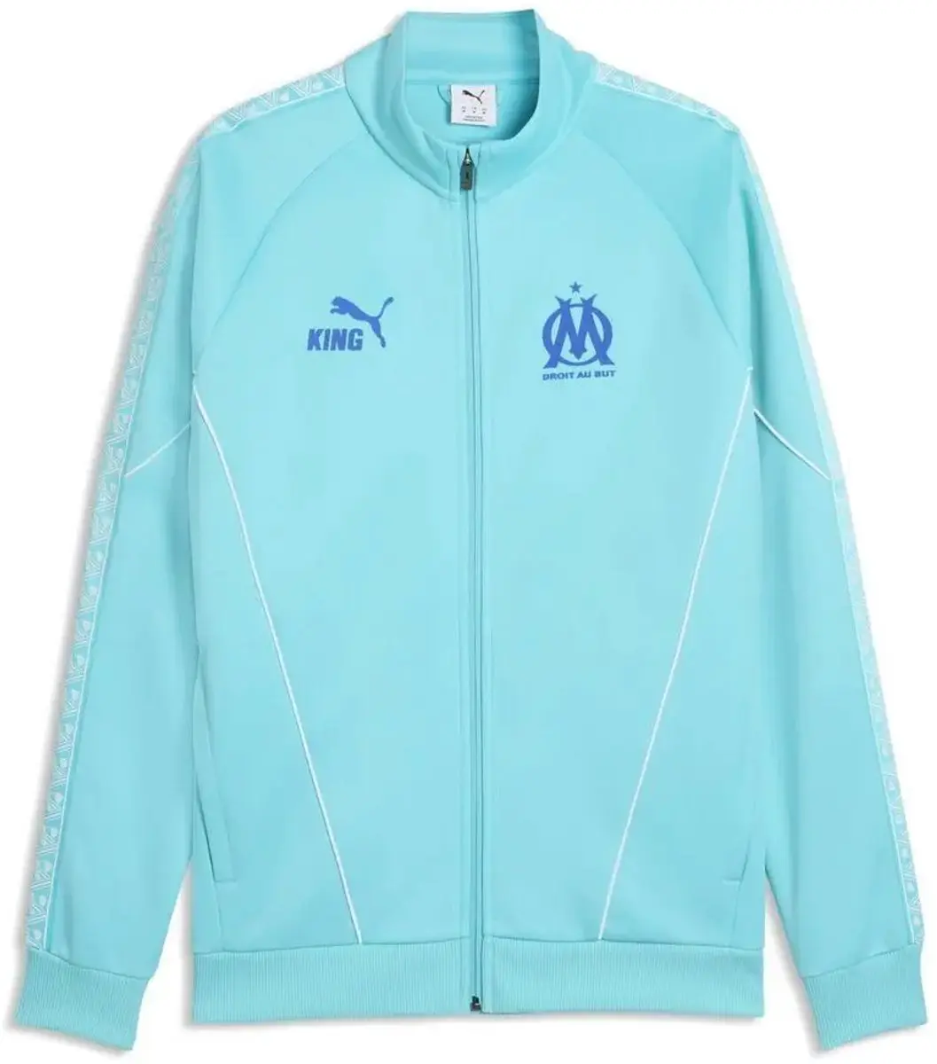 PUMA OM Tracksuitjack King Anthem 2025/26 - L - Blauw