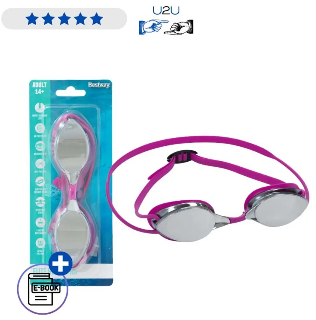 Bestway Zwembril 21066 Spiegelend Roze