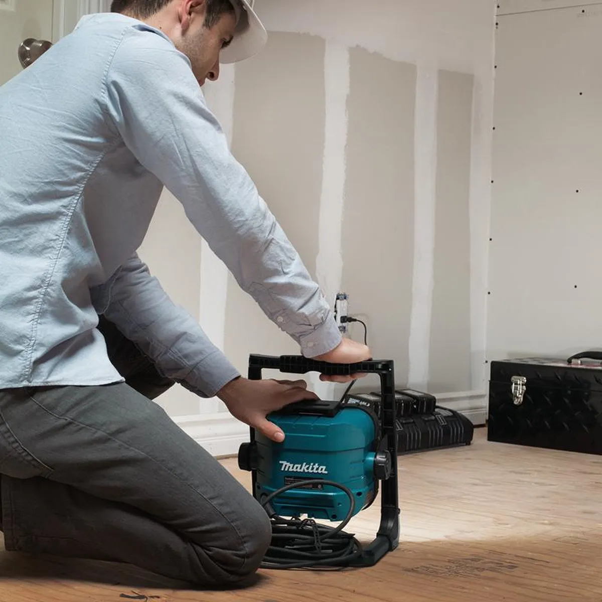 Makita DML805 Accu Led Bouwlamp - afbeelding 6 van 6