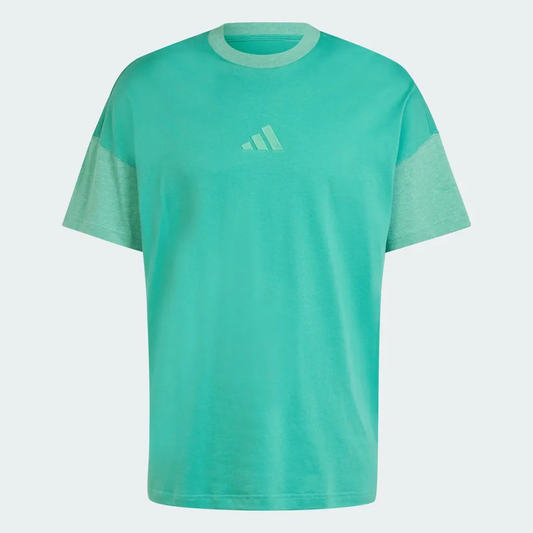 adidas All Szn Colorblock T-Shirt JJ3676 - Groen