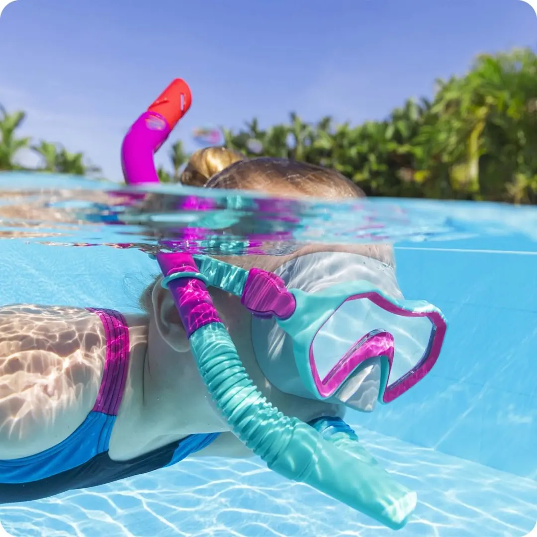 Bestway Snorkelset 24026-03 - Violet/Turkoois
