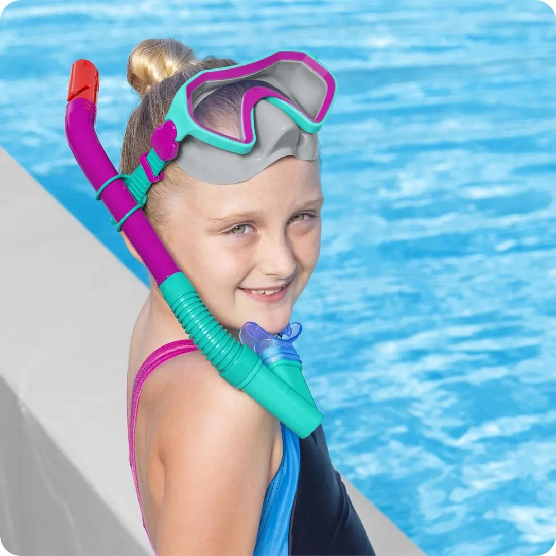 Bestway Snorkelset 24026-03 - Violet/Turkoois - afbeelding 6 van 6