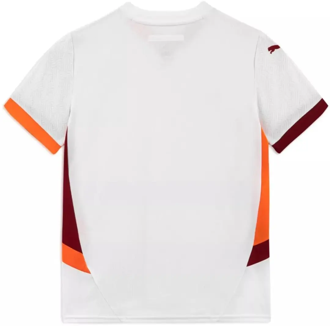 PUMA Galatasaray Uitshirt Jr Voetbalshirt 140 - Wit/Rood/Oranje