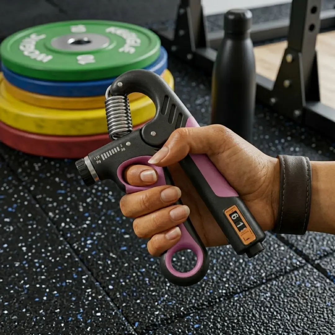 NUVEX Handtrainer Grip Trainer - 5-150 kg - Zwart Roze