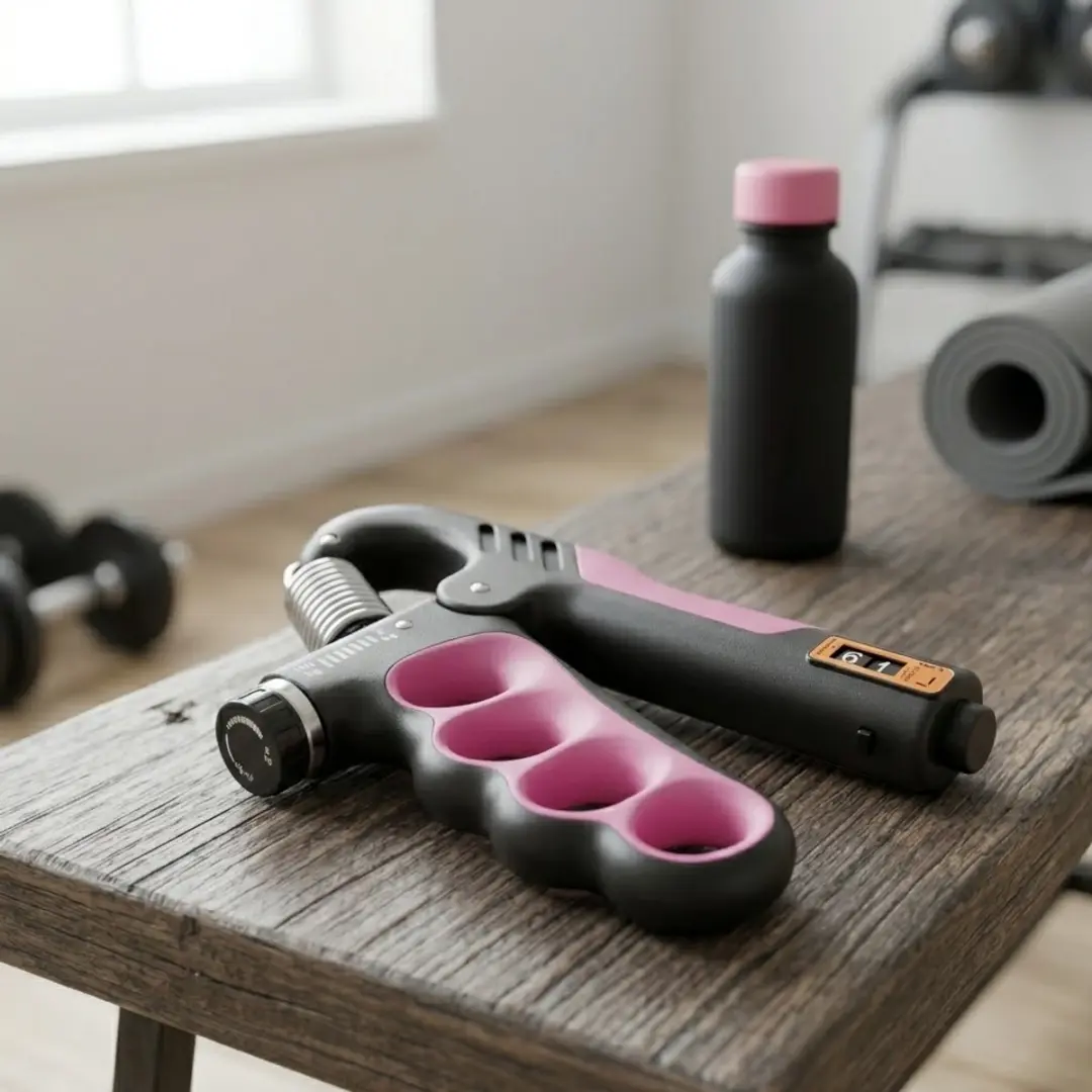 NUVEX Handtrainer Grip Trainer - 5-150 kg - Zwart Roze