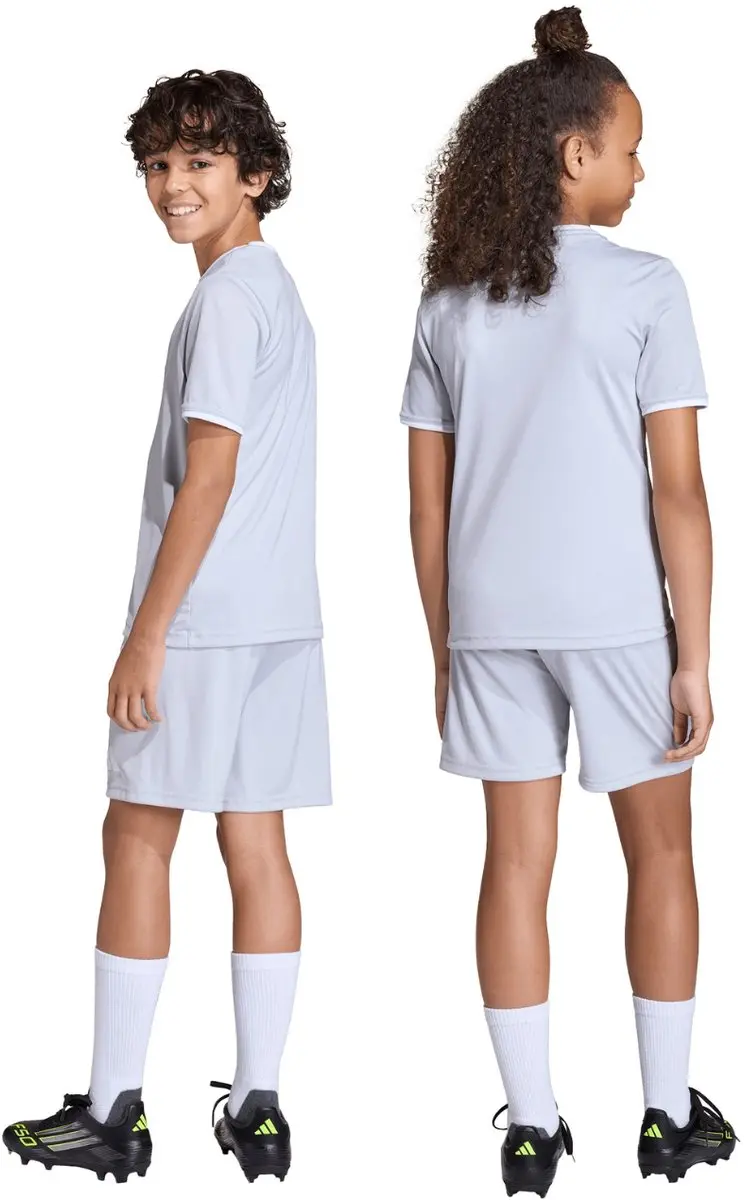 Adidas Entrada 26 Korte Broek - 140 Team Light Grey
