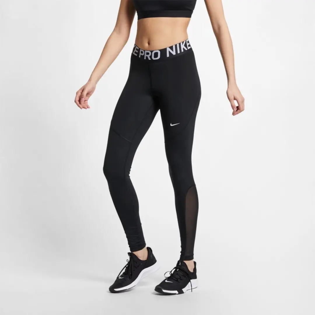 Nike NK Pro Dames Sportlegging XS - Zwart/Wit