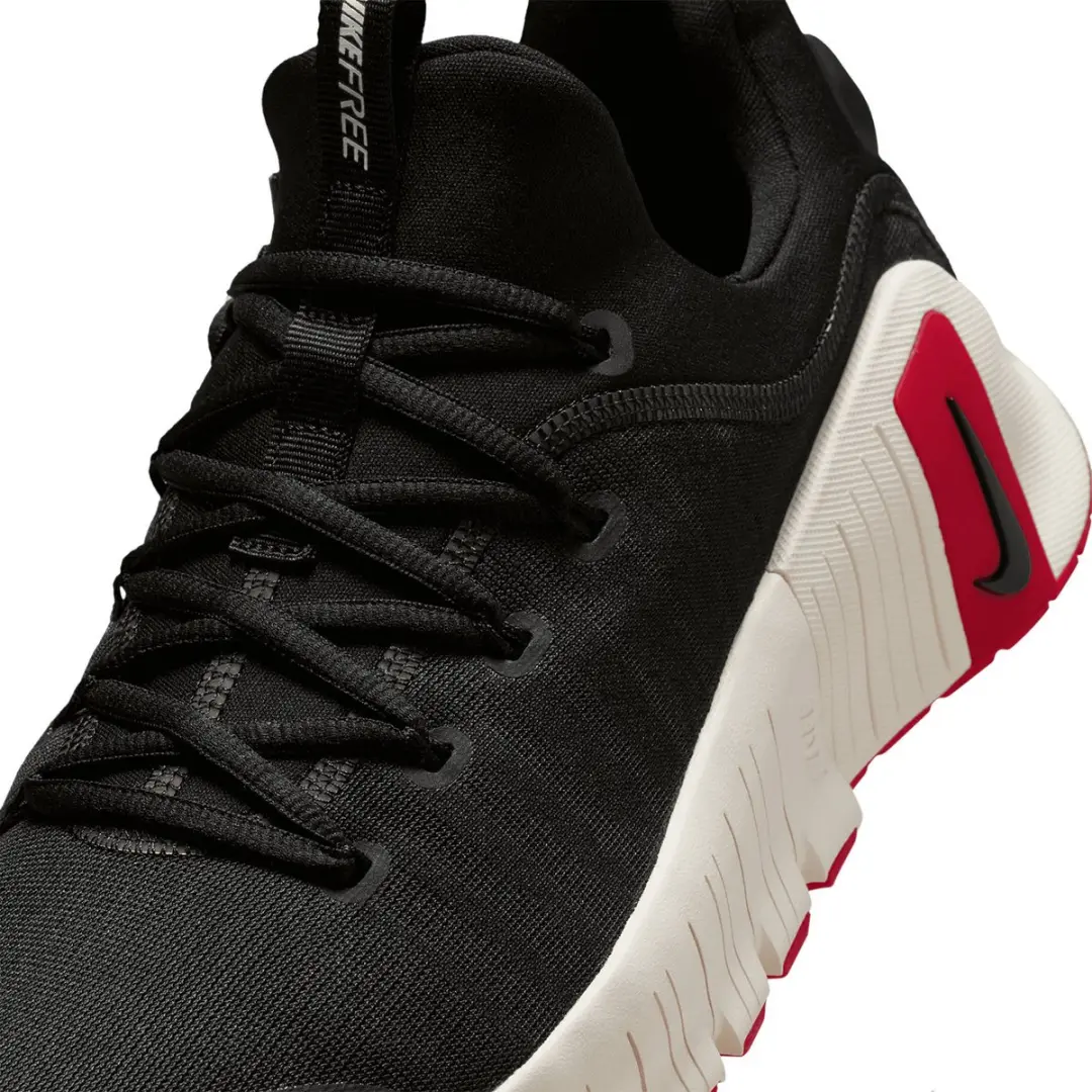 Nike Free Metcon 6 Fitnessschoenen FJ7127-006 - Maat 41 - Black/Sail/Red
