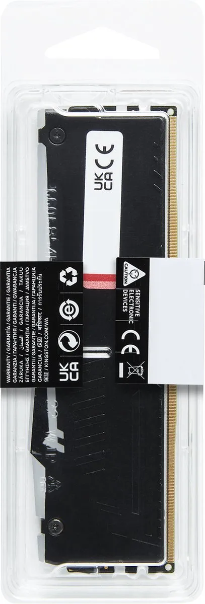 Kingston Fury Beast RGB KF556C36BBEA-16 - RAM-geheugen - 16GB - 5600MT/s - DDR5 - DIMM - 1 x 16 GB