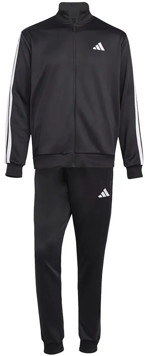 Adidas Basic 3 Stripes Trainingspak - Zwart M