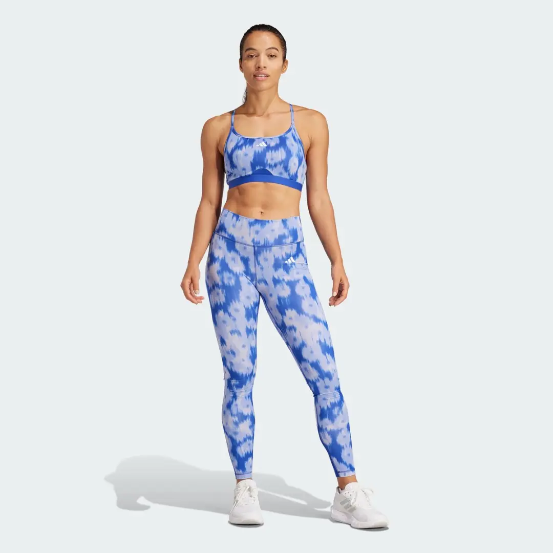 Adidas Performance Optime Essentials Legging JF3169 - Blauw - afbeelding 6 van 6
