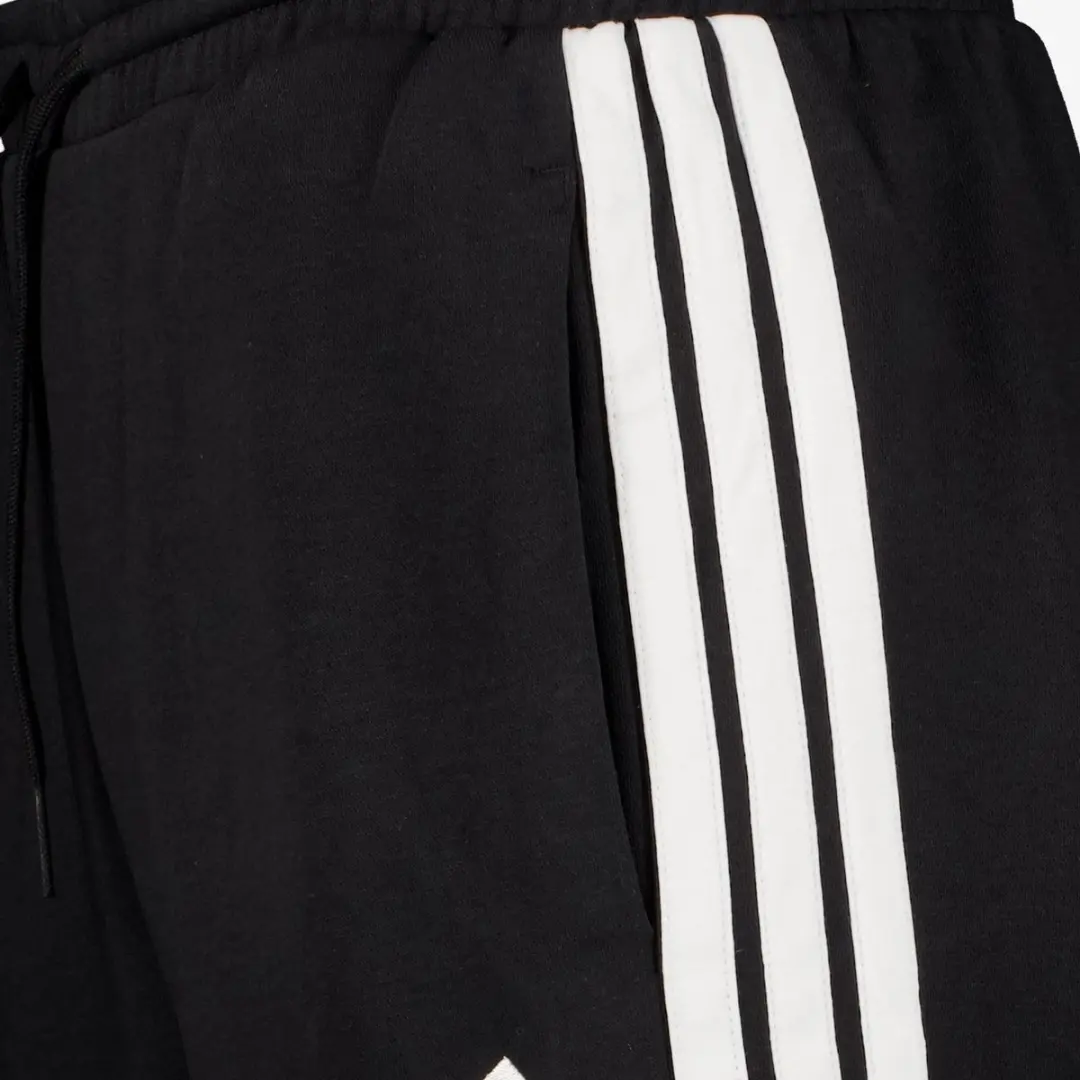 adidas M 3S FT Heren Sportshort XXL - Zwart