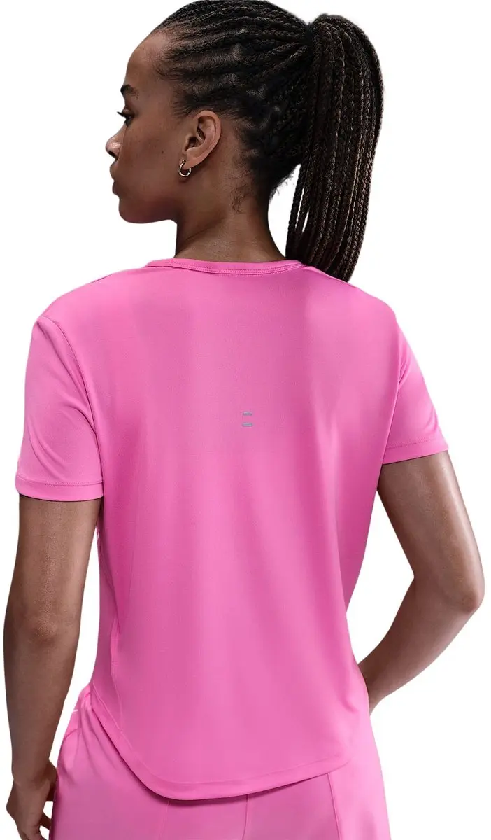 Nike Tempo Swoosh Dri-FIT Top Dames - S - Roze/Wit