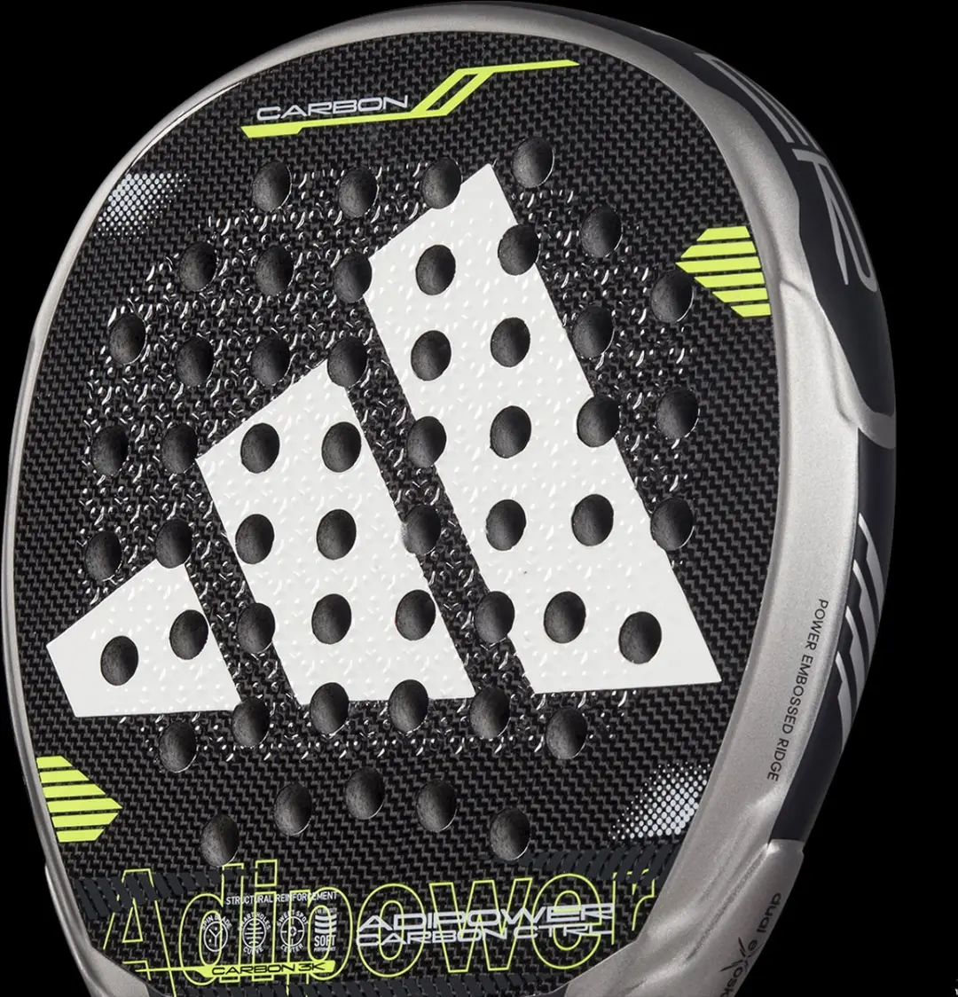 Adidas Adipower Carbon CTRL 3.4 Padelracket - L0 - Zilver - afbeelding 4 van 6