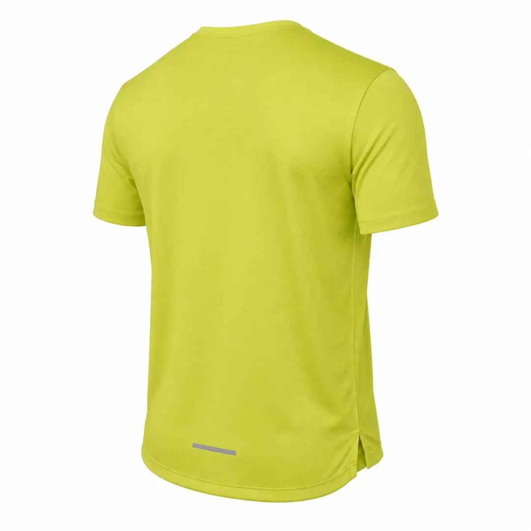 Nike T-Shirt Miller Hardloopshirt XXL - Geel/Groen