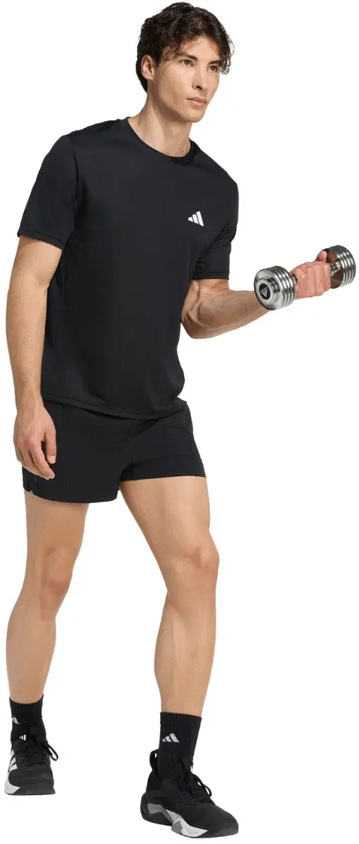 adidas T-shirt Heren Workout Essential Base - XS - Zwart