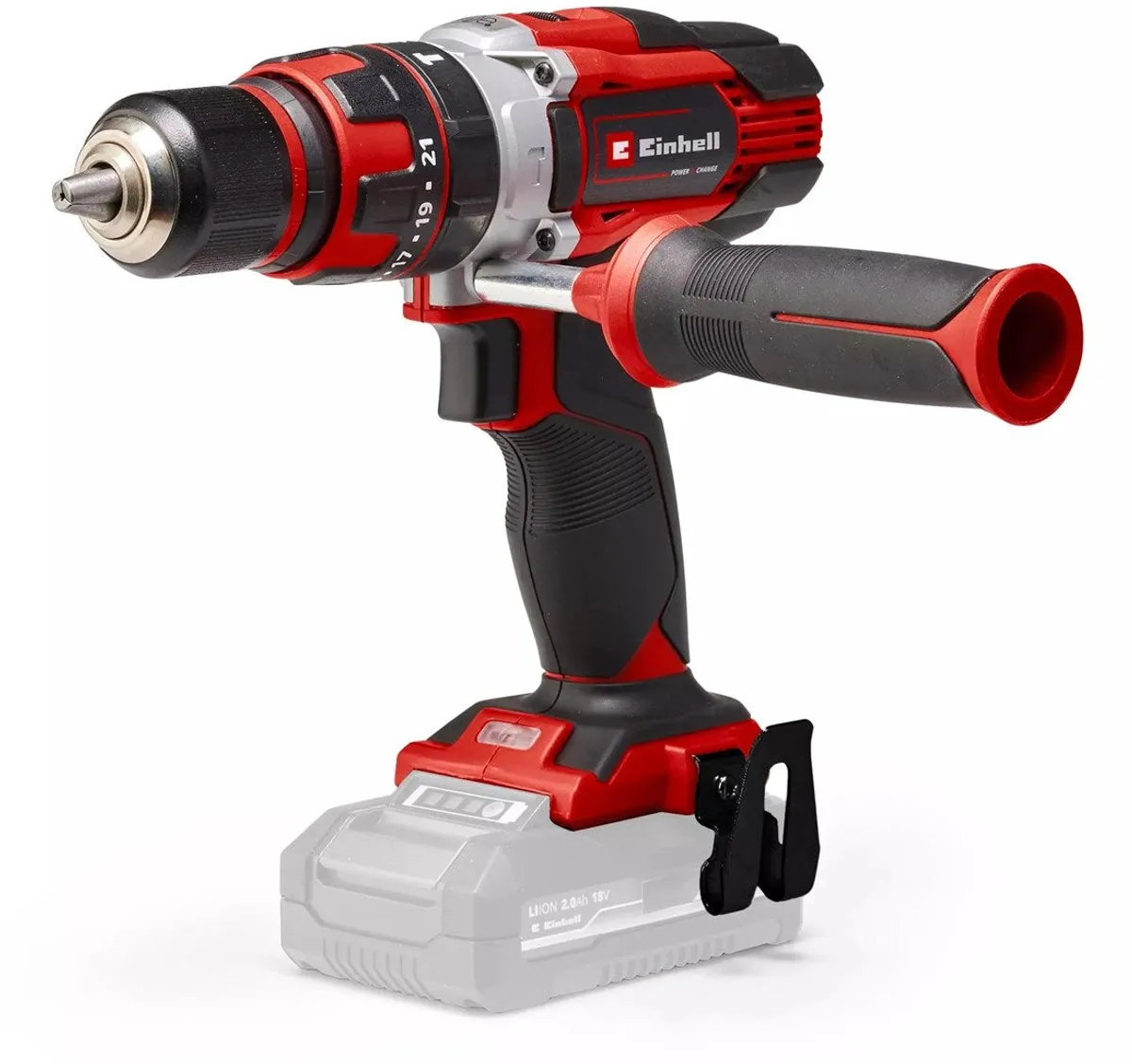 Einhell Accu Klopboor-/ Schroefmachine TE-CD 18/48 Li-i Solo - Power X-Change - 18 V/Li-Ion - Met impactfunctie - 2 snelheden - 48 Nm - Excl. accu en lader