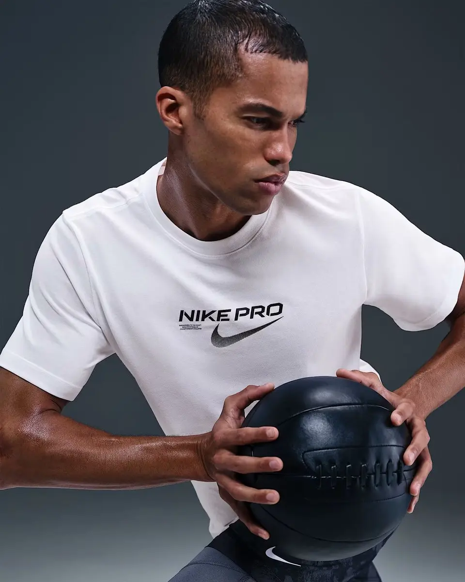 Nike Pro Training Sportshirt Heren XL - Wit