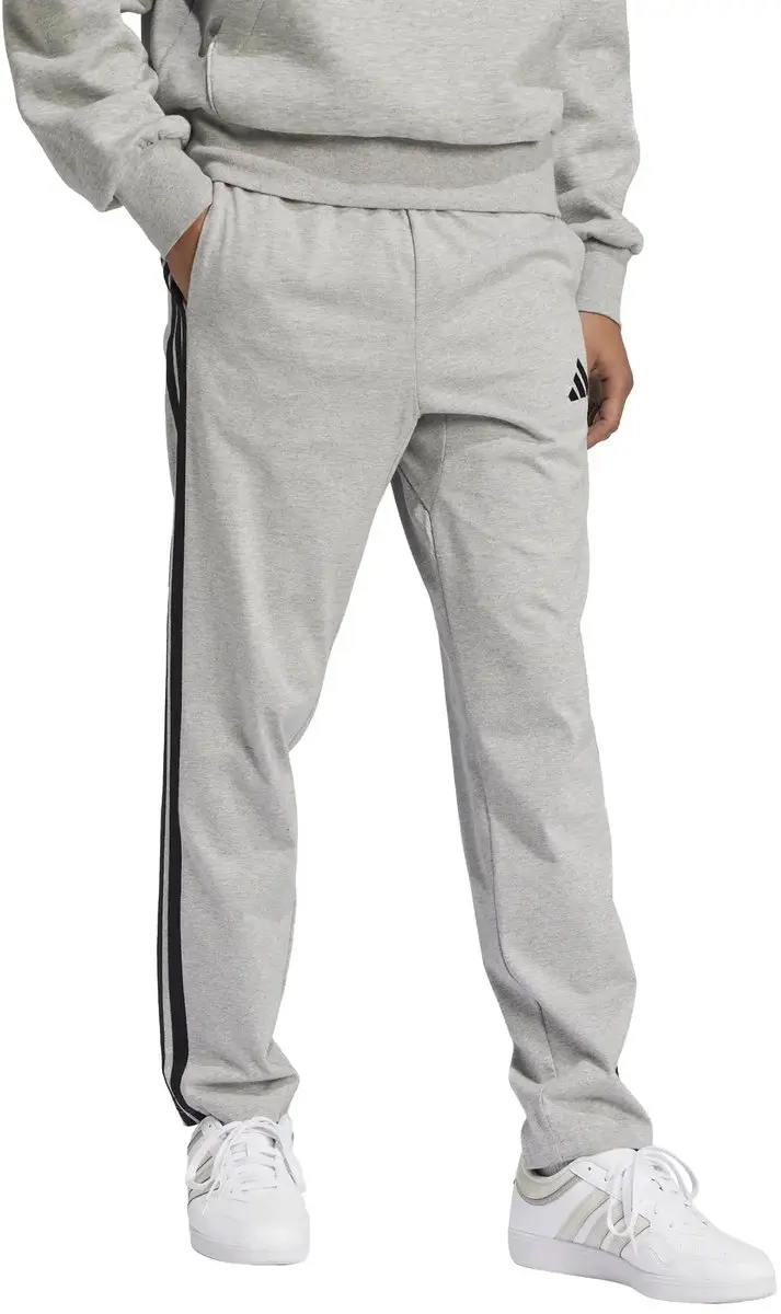 adidas Essentials 3-Stripes Joggingbroek M - Grijs/Zwart