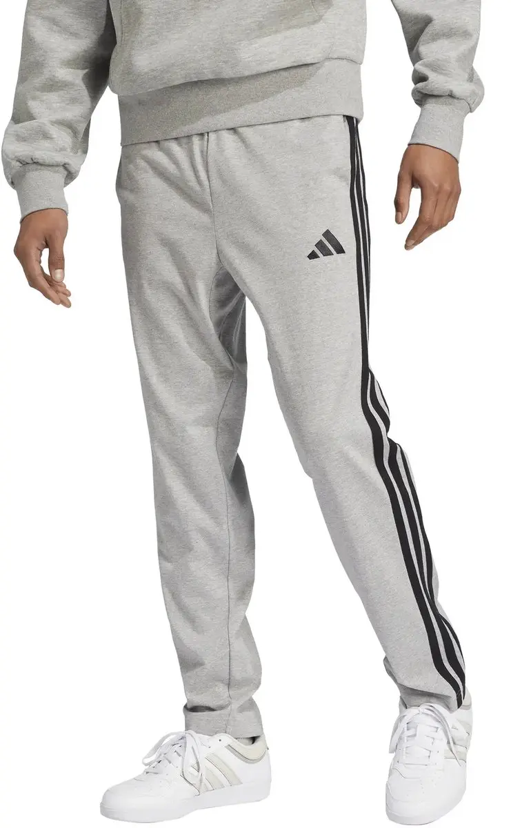 adidas Essentials 3-Stripes Joggingbroek M - Grijs/Zwart