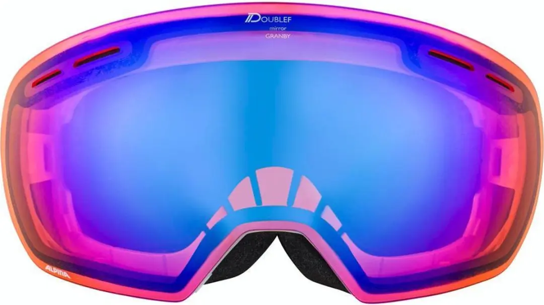 Alpina Granby Q-Lite Skibril - Wit - Blauwe Lens