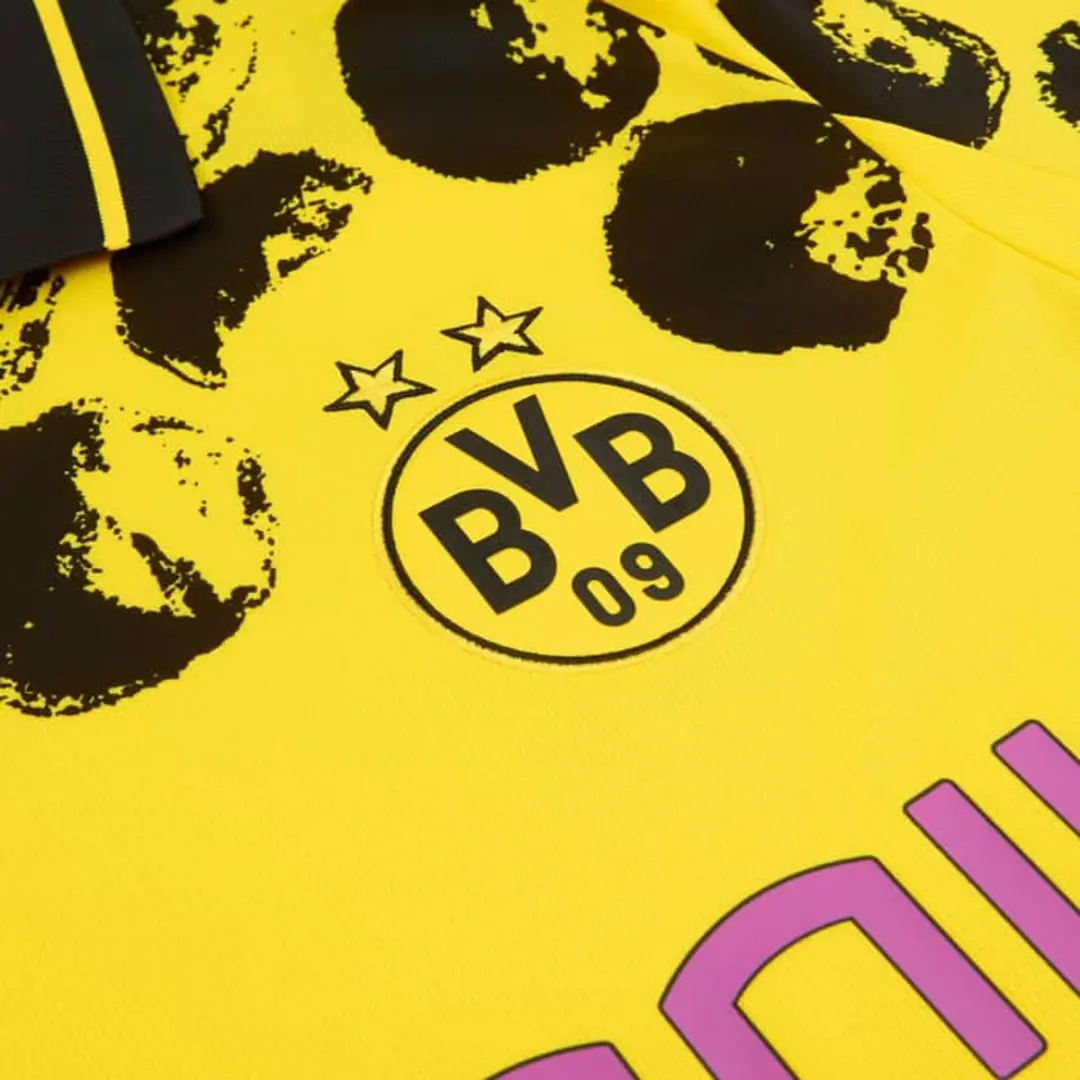PUMA Borussia Dortmund Shirt - Voetbalshirt L - Geel/Zwart