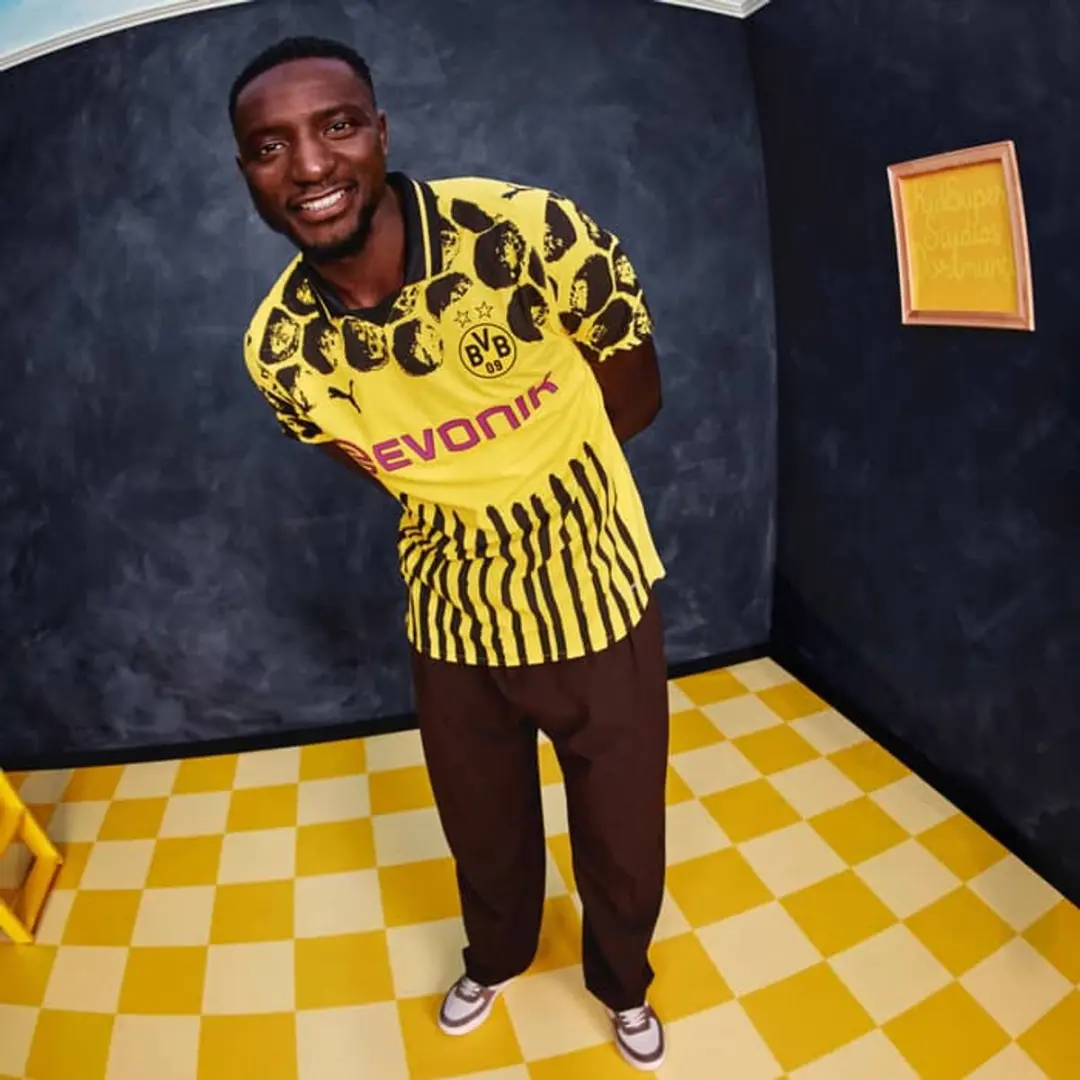 PUMA Borussia Dortmund Shirt - Voetbalshirt L - Geel/Zwart