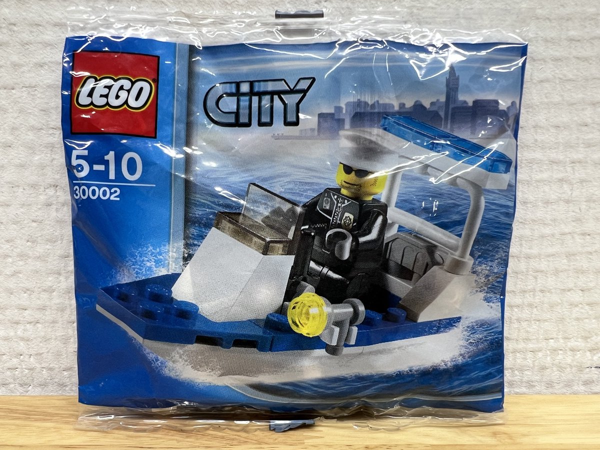 LEGO 30002 City - Police Boat / Politieboot (Polybag)