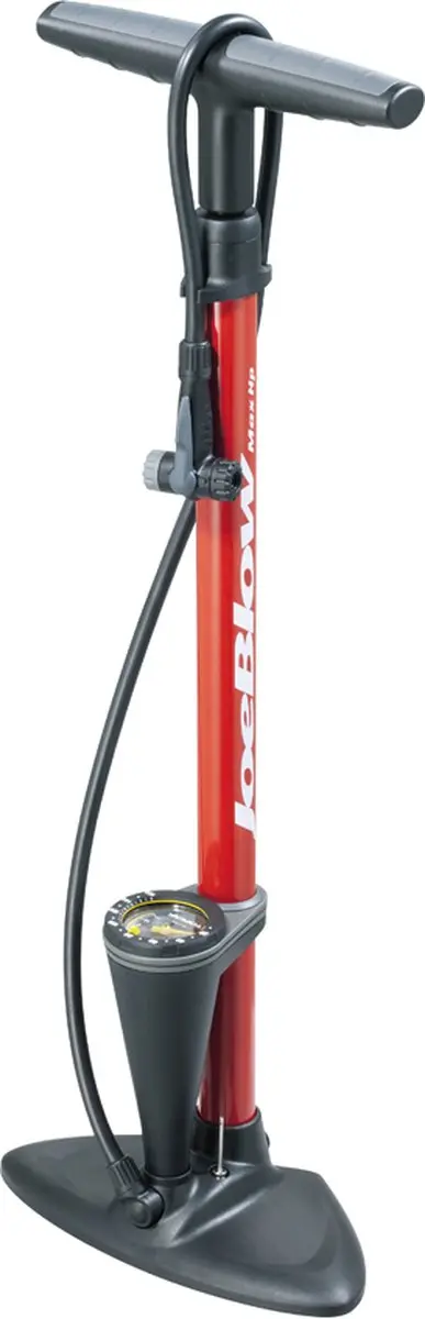 Topeak Joeblow Max HP Vloerpomp - Rood