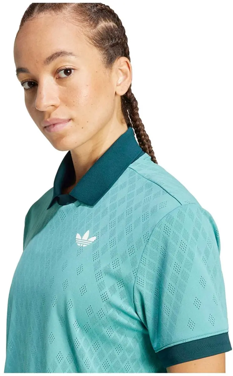Adidas Pro Climacool Korte Mouw Poloshirt - Blauw L