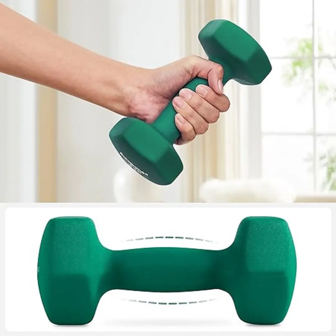 Songmics Dumbbellset 2x4kg - Blauw - afbeelding 6 van 6
