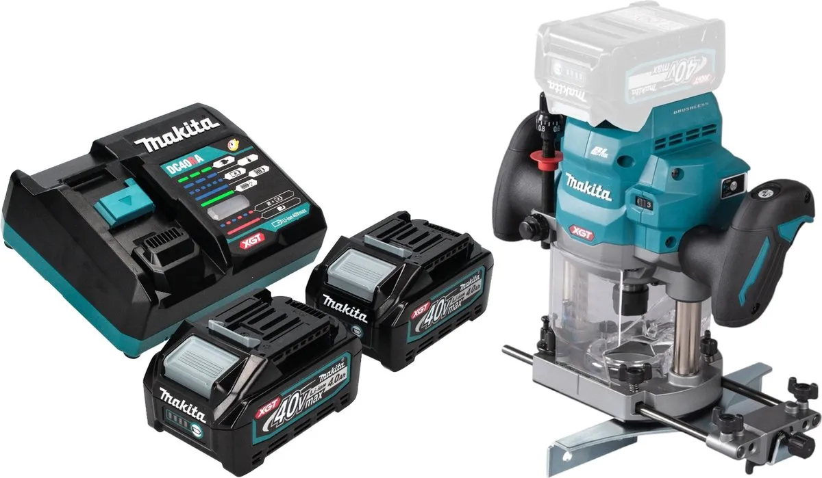 Makita RP001GM201 Draadloze Bovenfrees 40V