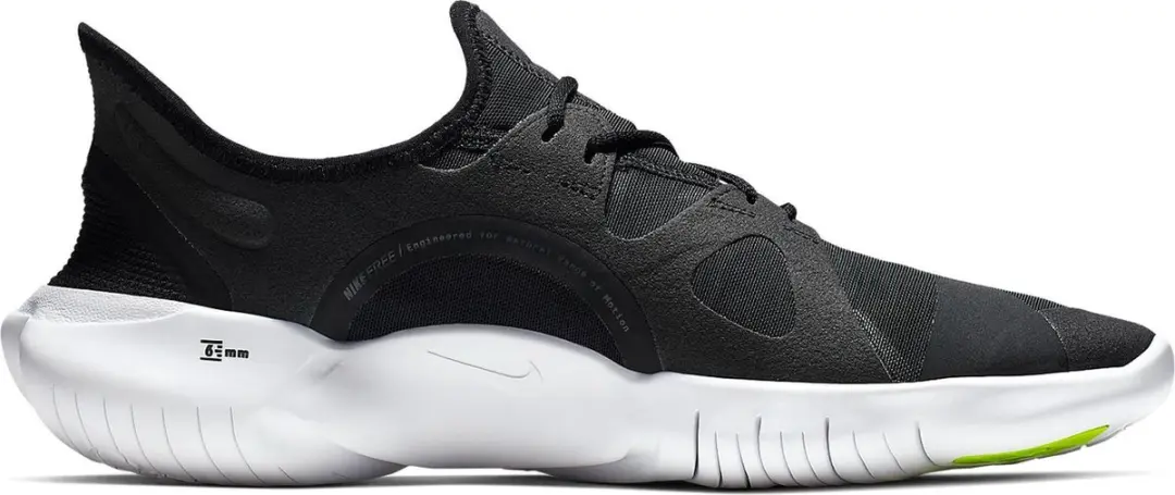 Nike Free RN 5.0 Heren Sportschoenen - 45 - Zwart/Wit
