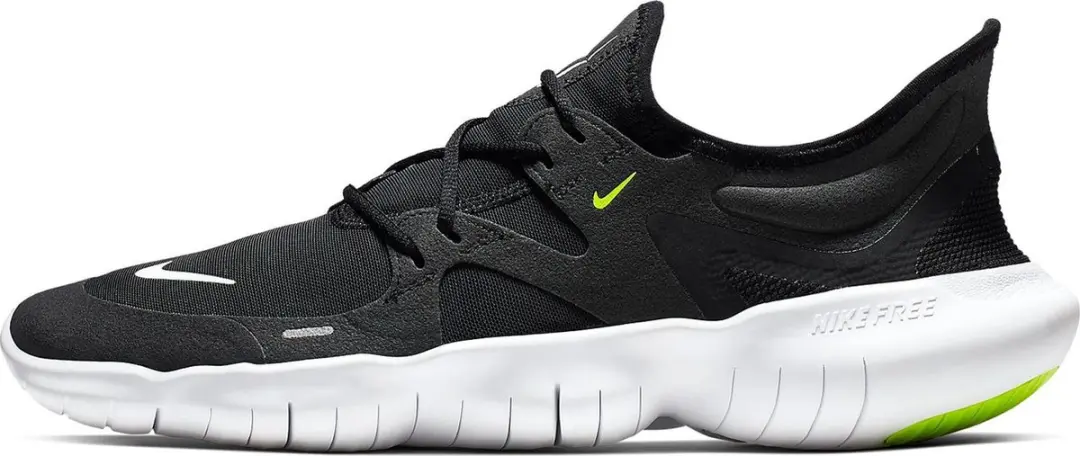 Nike Free RN 5.0 Heren Sportschoenen - 45 - Zwart/Wit