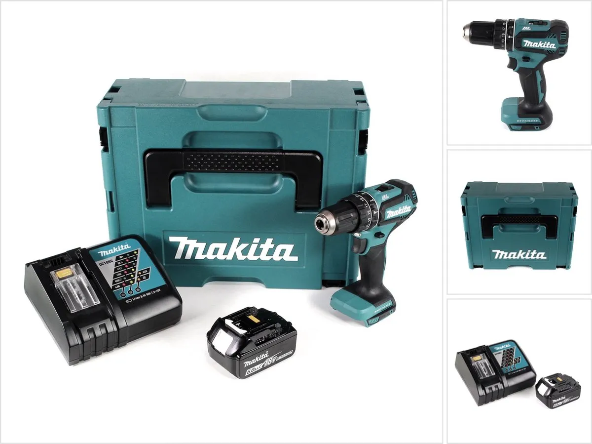 Makita DHP 485 RG1J Klopboormachine 18V